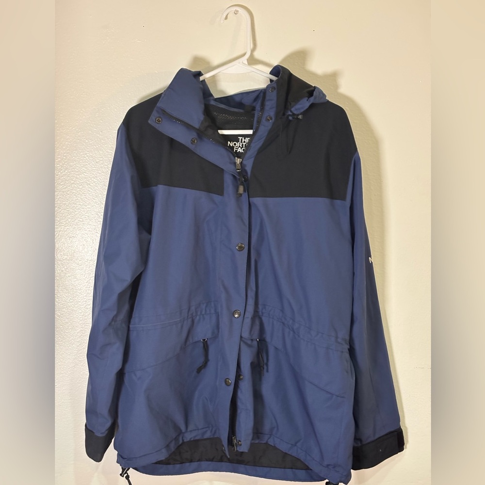 The North Face Navy and Black Hooded Ski Jacket
